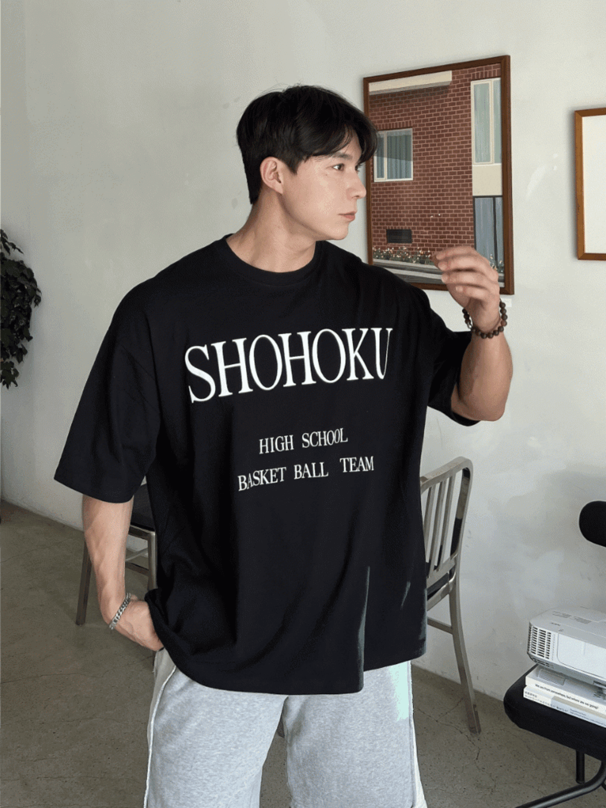 [우진핏] BAEK HO KANG SOHOKU OVER T 강백호 소호쿠 오버 티셔츠